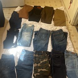 14 Men Jeans ZARA , H&M , And More !take All Of Them