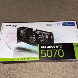 (BOX ONLY) PNY NVIDIA RTX 5070 OC Box
