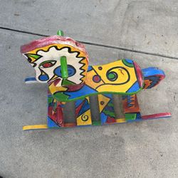 Wooden Rocking Horse