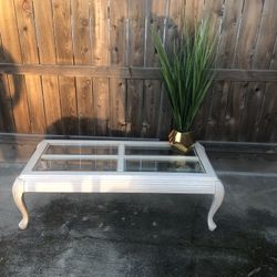 Beautiful glass coffee table