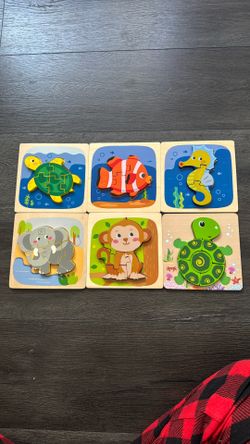 6 Toddler Puzzles 