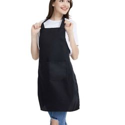 Waitress aprons with pockets / Work & Kitchen aprons / Mandiles para el trabajo / Delantales / Mandiles Taqueros con 2 bolsos y porta lapicero