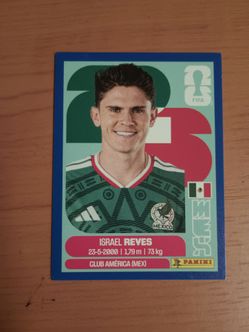 Panini FIFA World Cup Stickers blue parallel