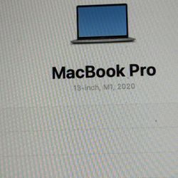 MacBook Pro 13-inch, M1, 2020