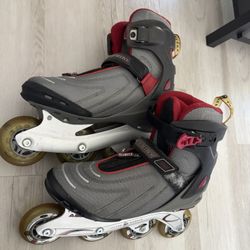 Ultra Wheels Inline Roller Skates +Guards 
