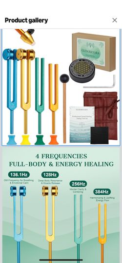 Tuning Forks for Healing Set