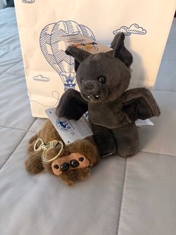 Build-A-Bear Mini Beans Bat and Jumping Spider Bag Charm Set (READ DESCRIPTION)