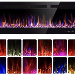 60" Electric Fireplace