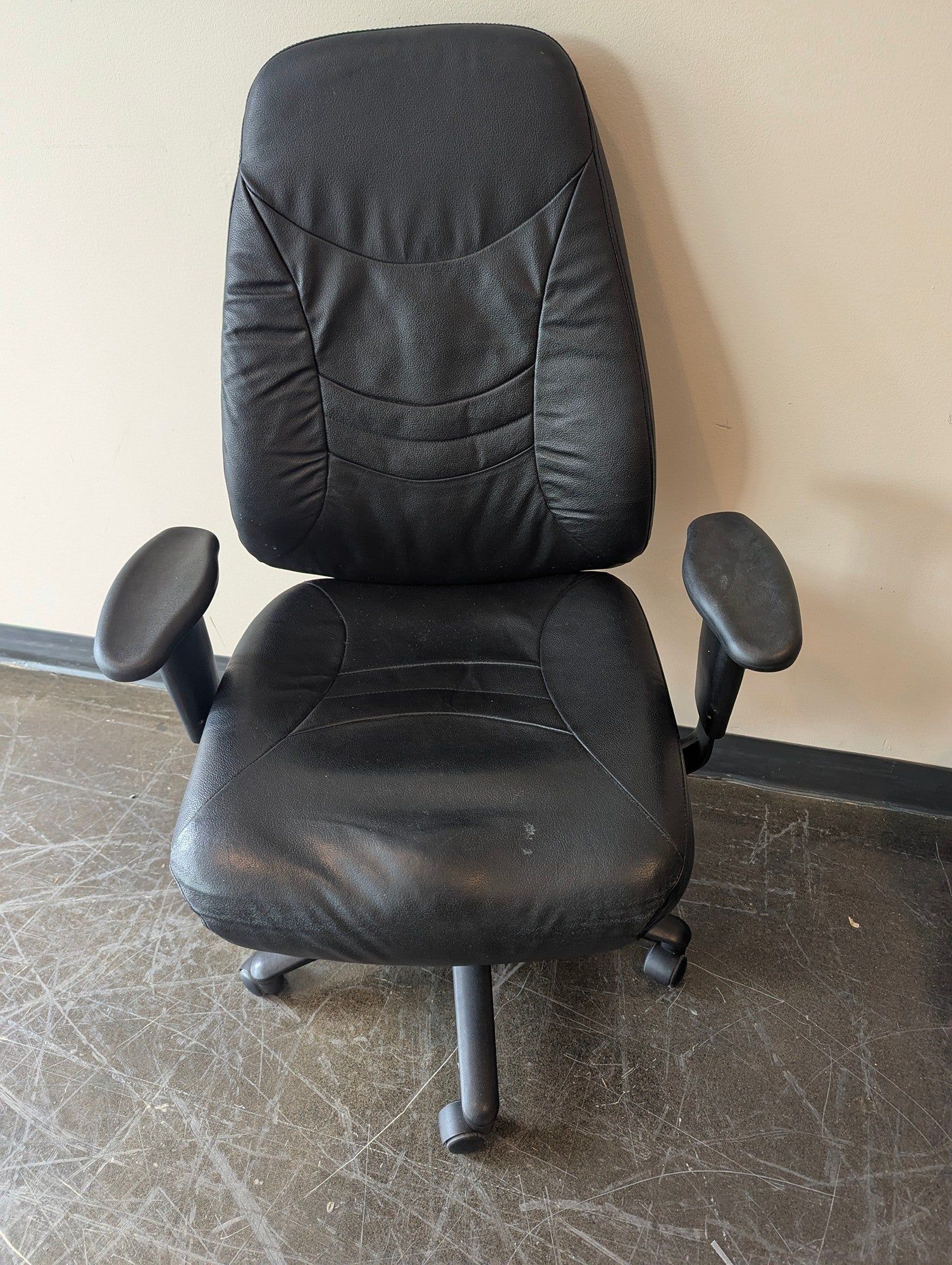 Black Leather Office Chair