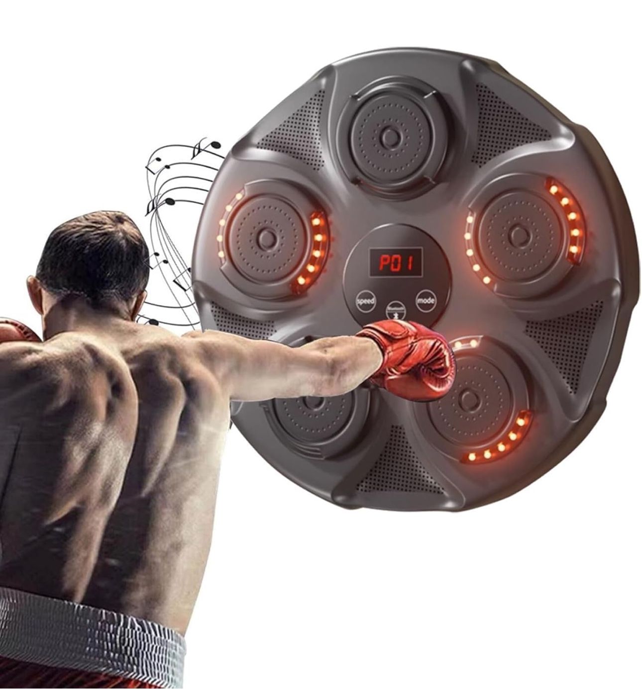 Boxing Machine, Smart Boxing Machine, Punching Bag Training Equipment, Music Electronic Boxing Wall Target,Boxing Mat Music Speed Response Coordinatio
