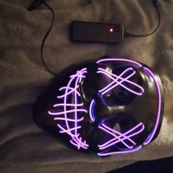 Light Up Mask- Purple