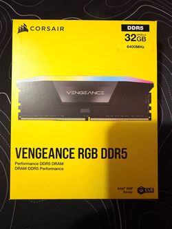 New Corsair Vengeance RGB DDR5 32GB (2x16GB) 6400MHz RAM