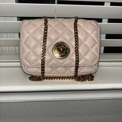 Authentic Versace Pink Quilted Crossbody Bag – Retails $900 