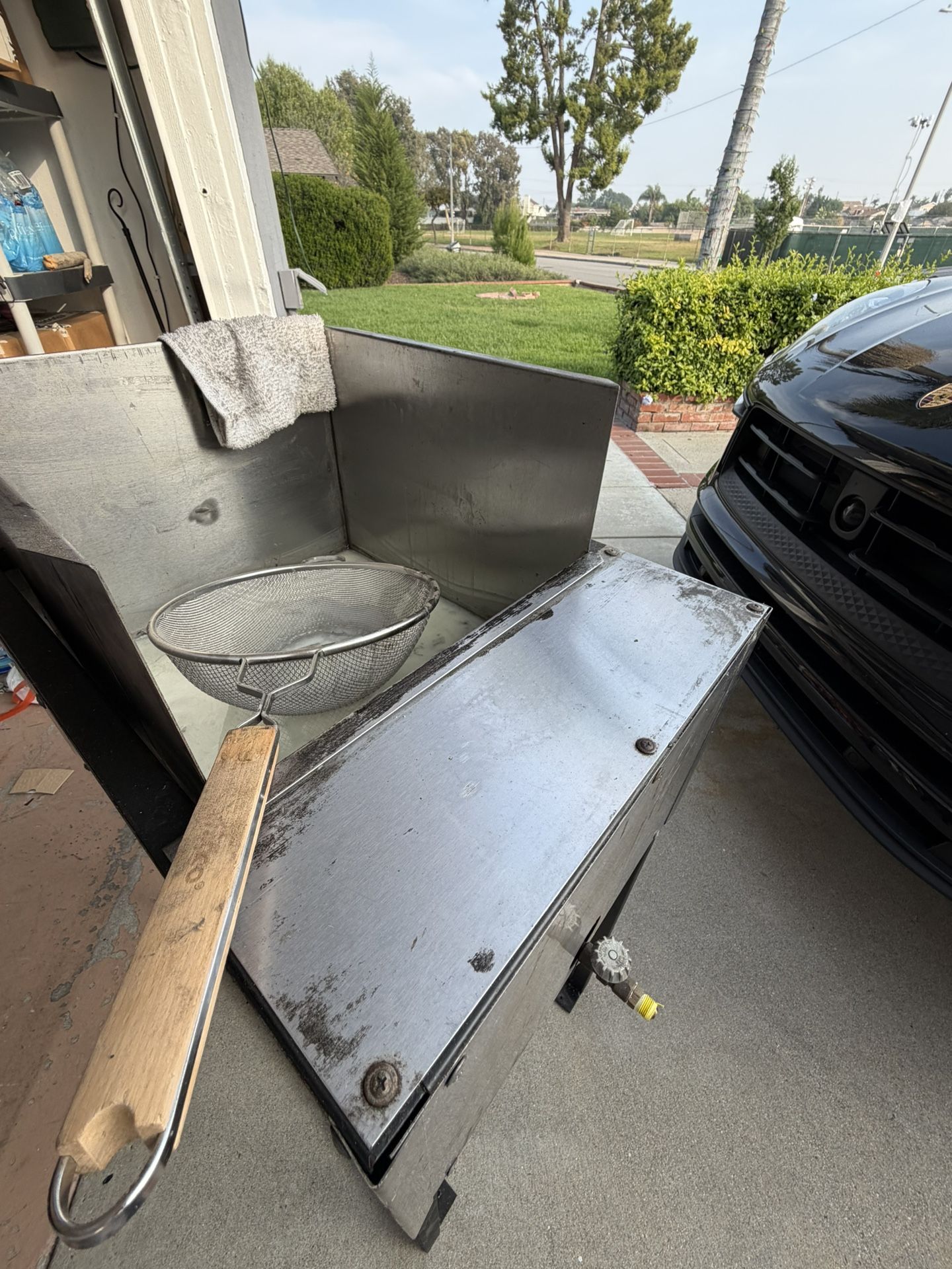 Commercial Stainless Steel Fryer / Boiling Station – Heavy Duty