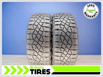 2 GOODYEAR WRANGLER TERRITORY MT LT265/60R20 USED TIRES 9.8/32 TREAD 2656020