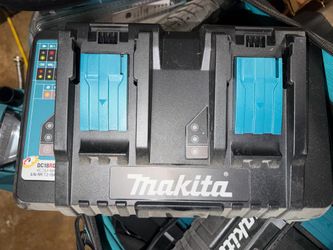 Makita 18V Dual Battery Charger with USB Port