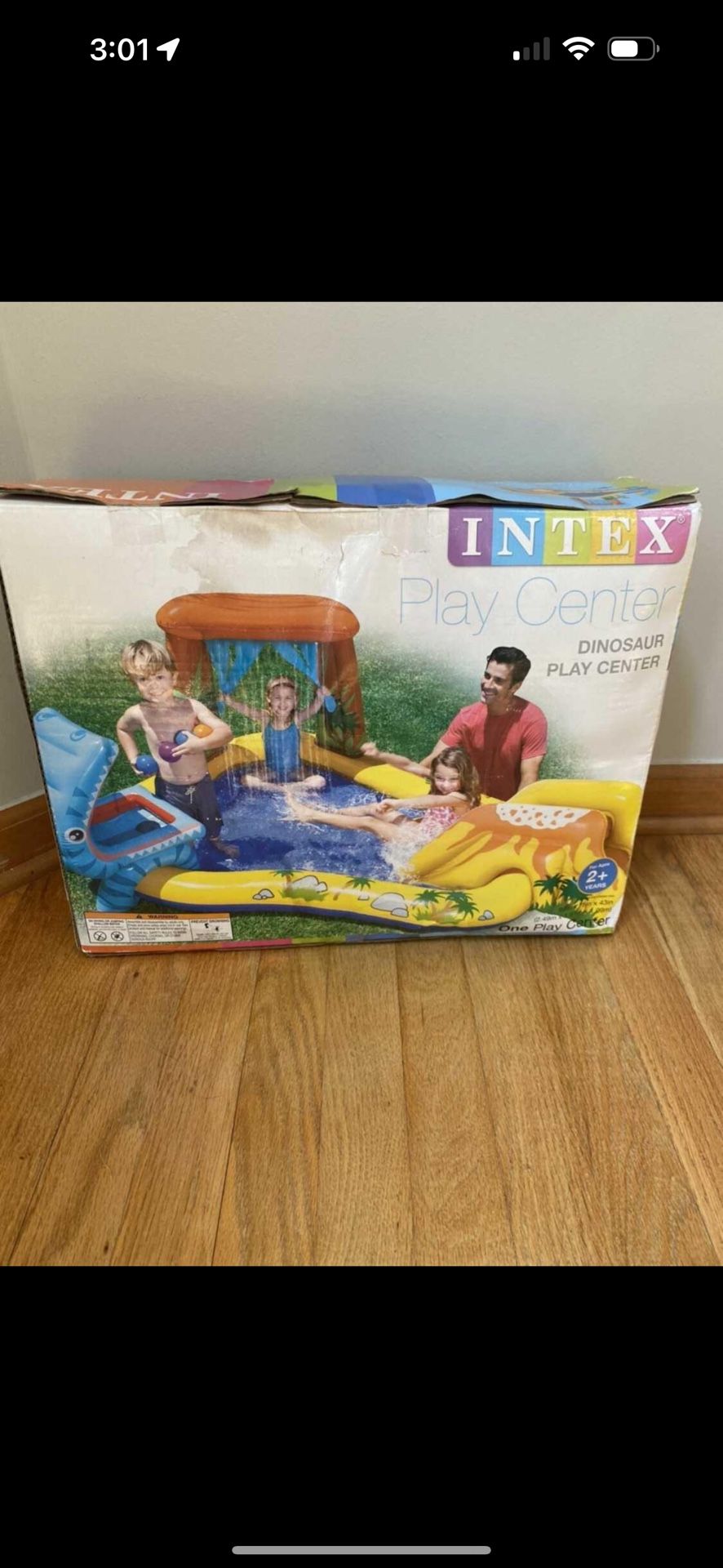 intex dinosaur play center pool. brand new