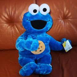 Toy Factory Sesame Street Cookie Monster 25" Plush Soft Toy Stuffed Animal NEW 