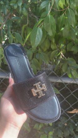 Black Rhinestone Tory Burch