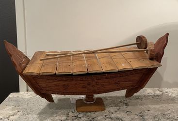 Cambodian Wood Carved Xylophone 