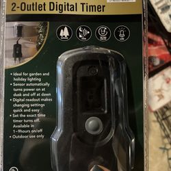 Digital Timer & Outdoor Adapter 