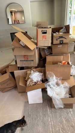 FREE Moving boxes and packing material