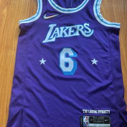 Lakers 2021/22 Lebron James Jersey City Edition