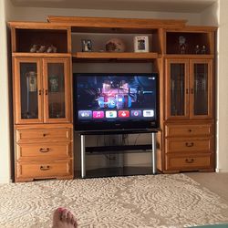 Oak Entertainment Center