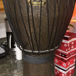 Remo Pro Paulo Mattioli Signature Series Metalized Bronze Djembe Drum 13x25