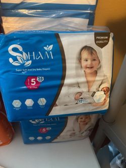 Soham Baby Diapers Size 5 – 36 Pack