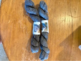 2 skeins Alpaca and Silk yarn - different lots