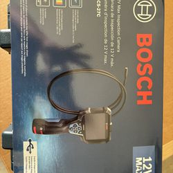 BOSCH GIC5-27C 12V Max Connected 11 Ft. Handheld Inspection Camera Kit with 12V Battery & Charger Starter Kit