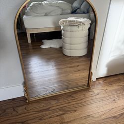 Gold Anthropologie Mirror