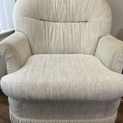 Comfy Upholstered Armchair For $20