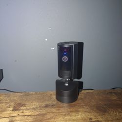 Pan Tilt Camera, Wired, Indoor, Black, Oscillate