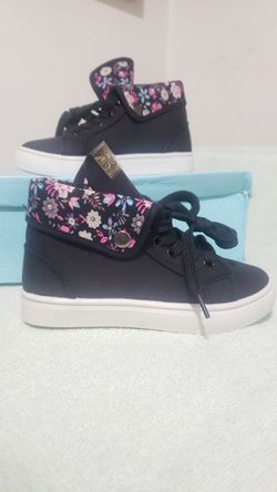 beauty Max Girls Shoe 11c Floral Insoles