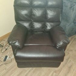 Electric leather recliner