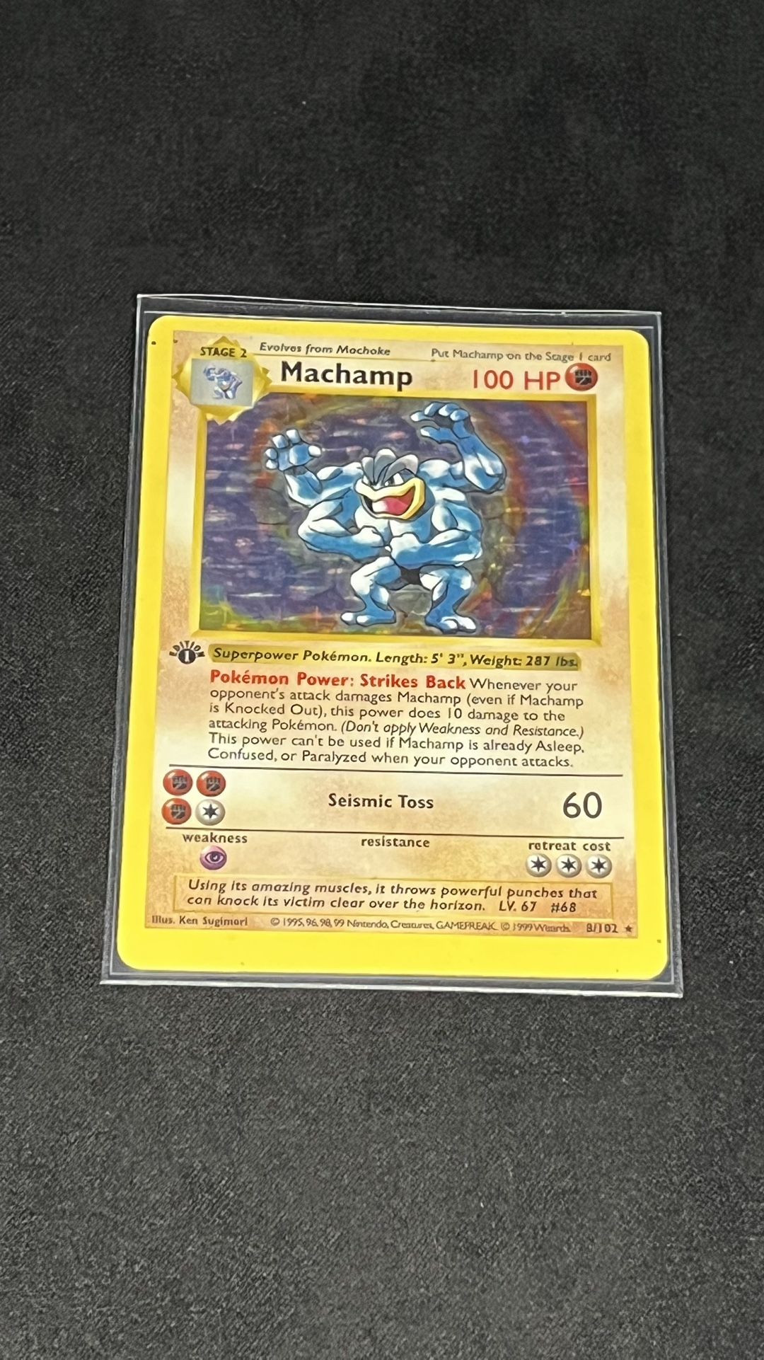MACHAMP 8/102 BASE SHADOWLESS