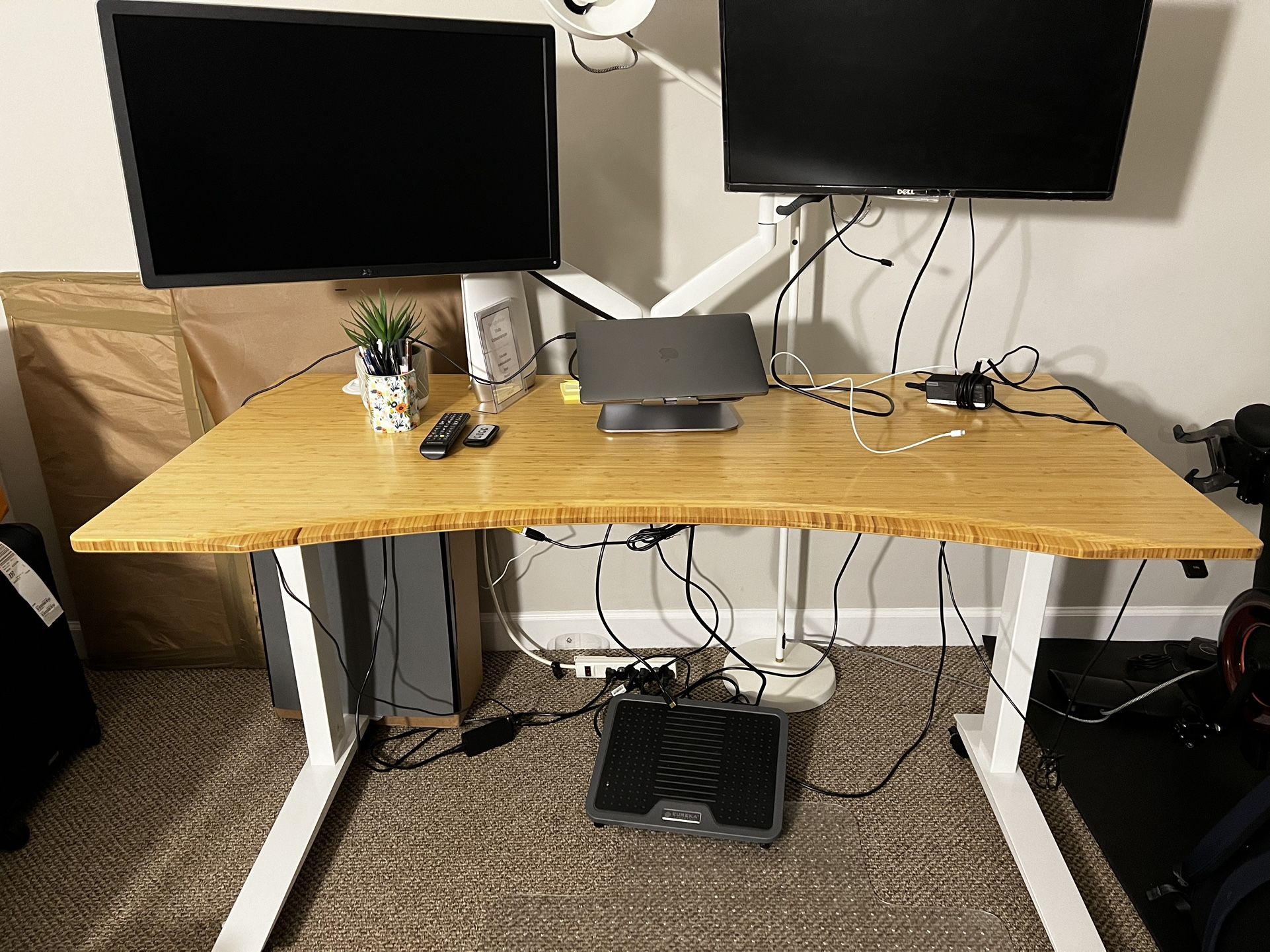 Fully Jarvis Bamboo Adjustable Standing Desk