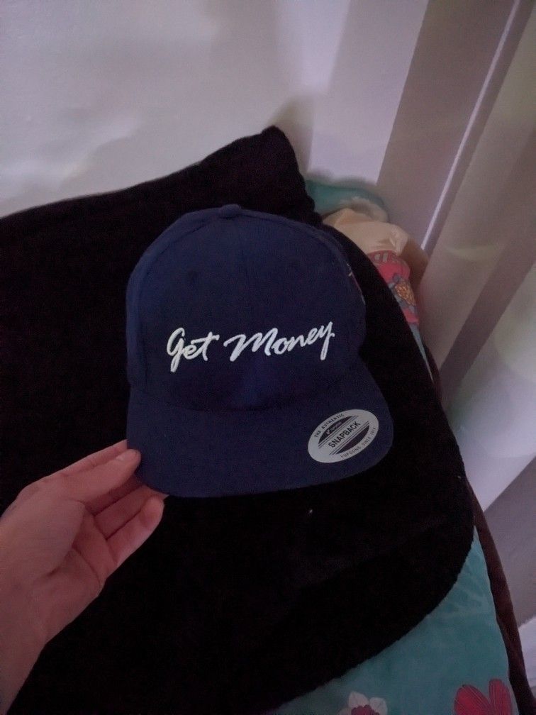Dark Blue "Get Money" Hat
