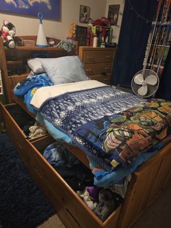 Twin Bed & NightStand