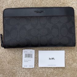 Coach Accordion Zip Wallet
