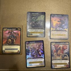 WoW World of WarCraft trading cards - unscratched