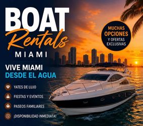 🚤 Alquiler de barco en Miami