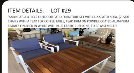 Smynra 4-Piece Outdoor Patio Furniture Set