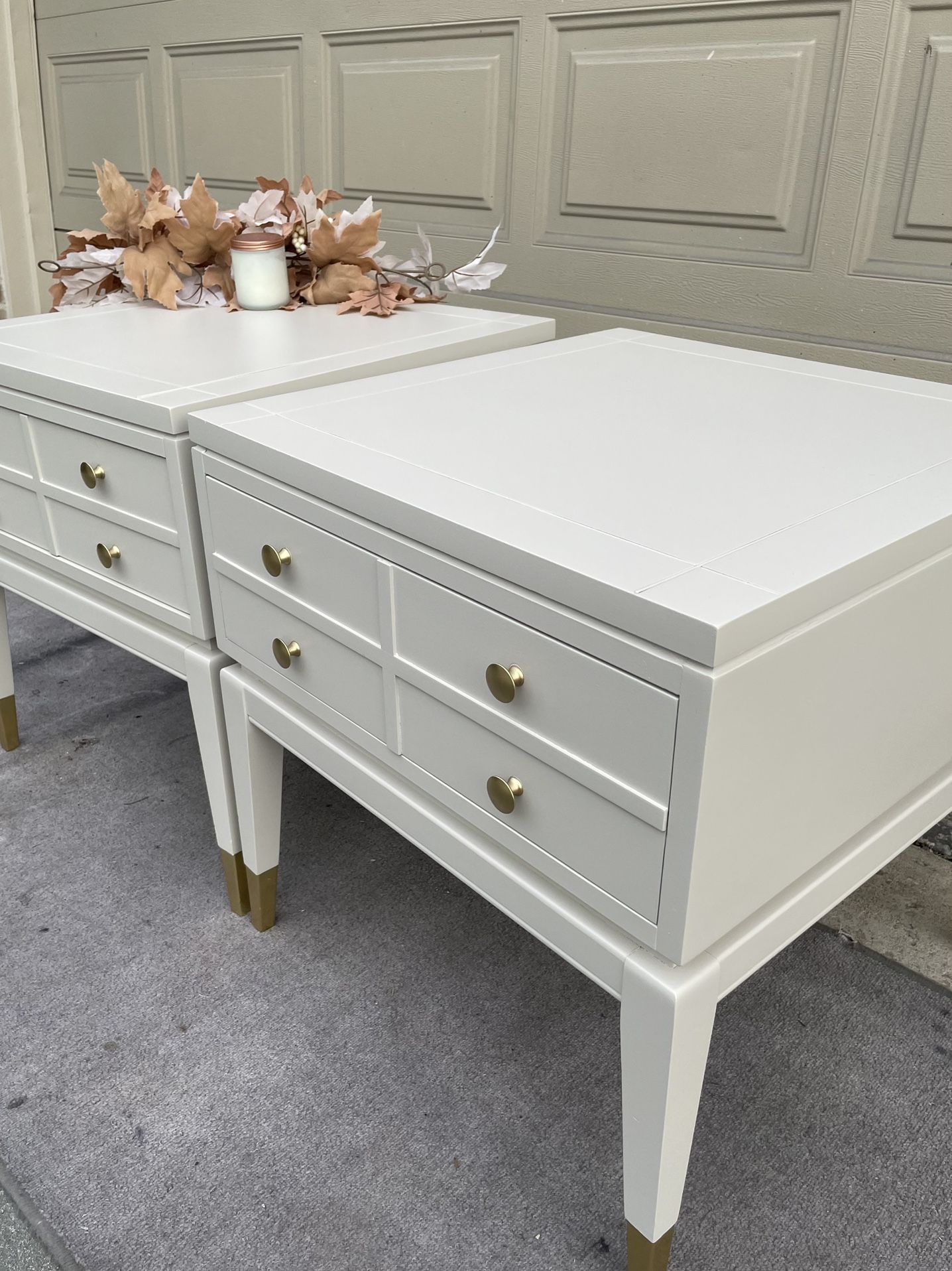Sale 🥂 Gorgeous Beige Lane Nightstand End Tables