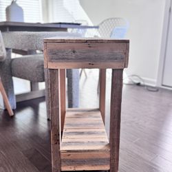 Reclaimed End Table Side table 