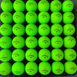 Golf balls callaway green