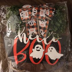 New Wooden Halloween Decoration Boo 