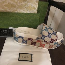 Gucci Women’s Slides Size 10 Fast Shipping 